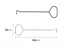 Dipper (Inox) za fitilje za sveće 183x50 mm