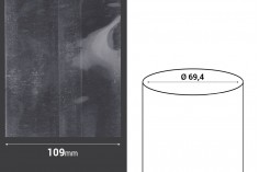 Termoskupljajuća perforirana plastična folija širine 109 mm - dužina metar (f 69,4)