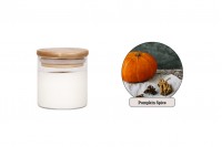 Pumpkin spice - Aromatična sveća od sojinog voska sa drvenim fitiljem (110gr)