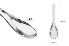 Providna plastična spatula za kreme (PE) 70 mm - 12 kom