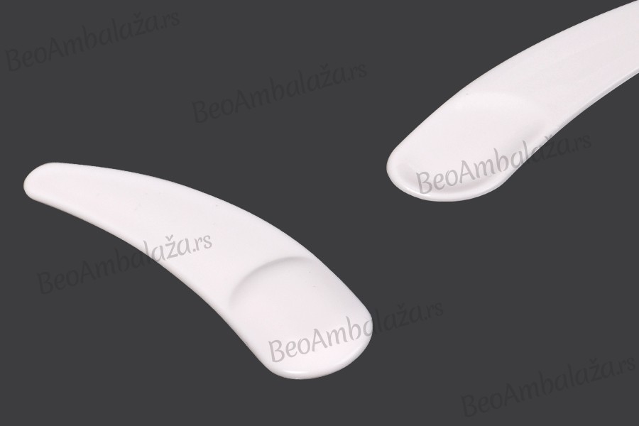 Plastična bela PE spatula 54mm za kreme - 24 kom