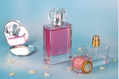 Set - sprej za bočice za parfeme PP15 i akrilni zatvarač u zlatnoj ili srebrnoj boji - 6 kom