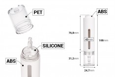 Plastična bočica (PET) 15 mL sa kapaljkom na dugme za serum