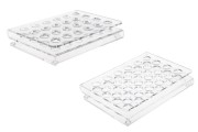 Stalak od pleksiglasa 165x120x28mm - 24 otvora prečnika 15mm