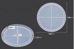 Silikonski kalup Mali okrugli podmetač