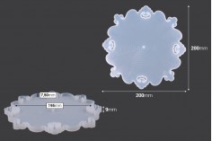 Silikonski kalup Talasasta etažera - set 3 kom