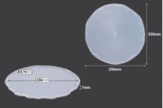 Silikonski kalup Okrugla etažera - set 3 kom