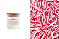 Candy Cane - Aromatična sveća od sojinog voska sa pamučnim fitiljem (110gr)