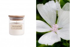 White Woody Musk - Aromatična sveća od sojinog voska sa pamučnim fitiljem (110gr)