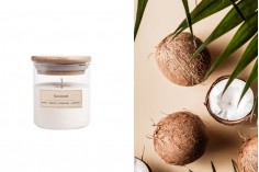 Coconut - Aromatična sveća od sojinog voska sa pamučnim fitiljem (110gr)