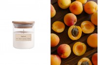 Apricot - Aromatična sveća od sojinog voska sa pamučnim fitiljem (110gr)