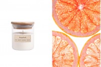 Grapefruit - Aromatična sveća od sojinog voska sa pamučnim fitiljem (110gr)