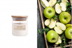 Fresh Apple - Aromatična sveća od sojinog voska sa pamučnim fitiljem (110gr)