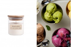 Margaret gelato - Aromatična sveća od sojinog voska sa pamučnim fitiljem (110gr)